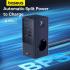 Baseus Power Combo Tower Digital Power Strip 3AC+2U+2C 35W with 1.5m Power Cord EU Cluster - Black